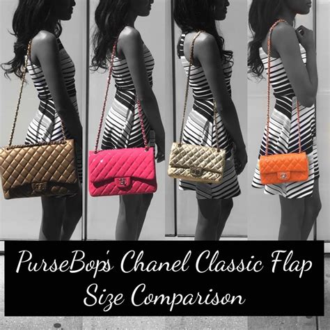 chanel classic flap bag sizes|chanel classic flap size comparison.